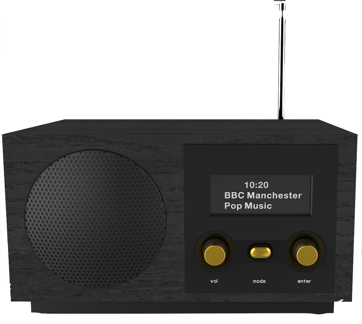 Radio DAB con altavoz de 3 pulgadas con licencia AAC para DAB+