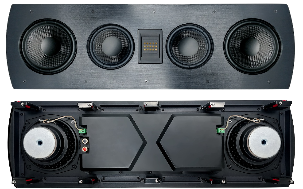 Altavoz de pared de 3 vías de 6,5 pulgadas