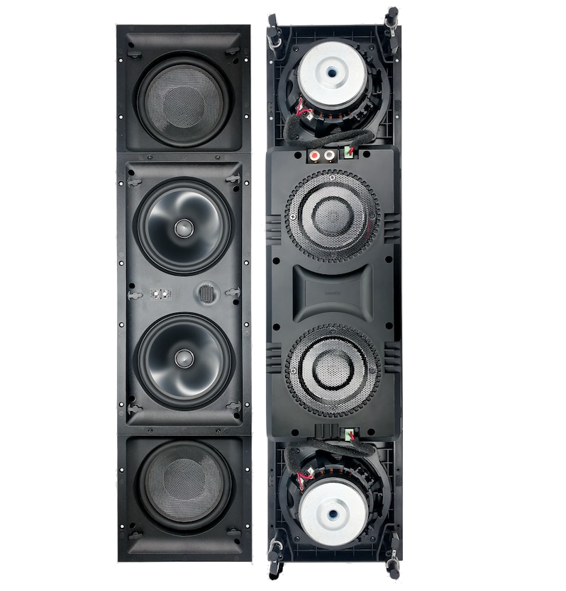 Altavoz de pared de 3 vías de 6,5 pulgadas