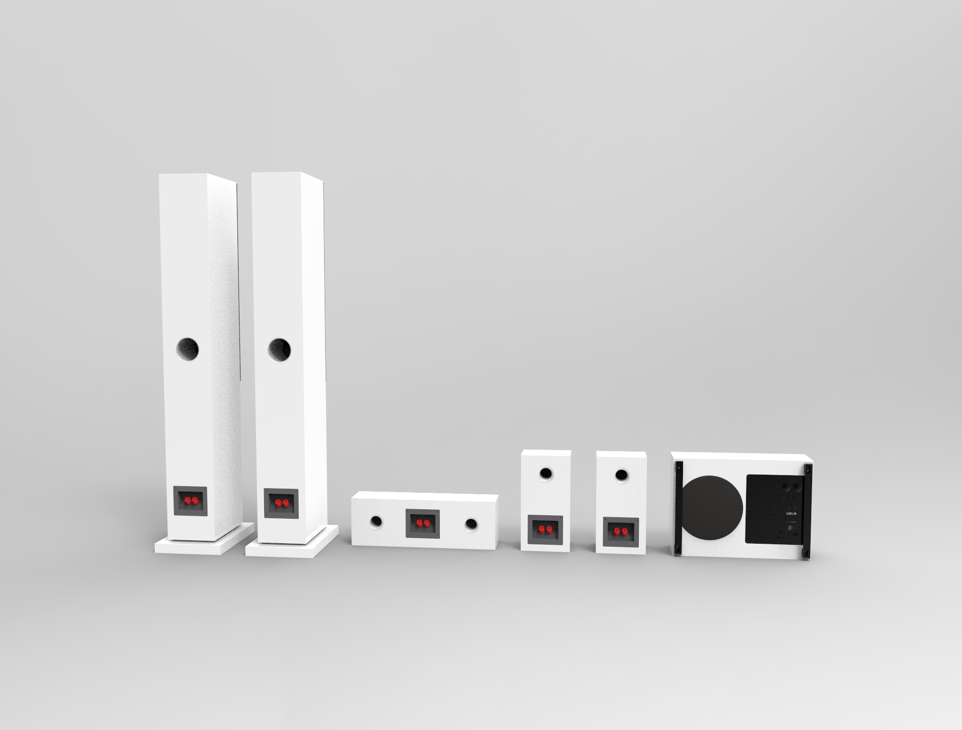 Altavoces HIFI-altavoces de pintura de alto brillo