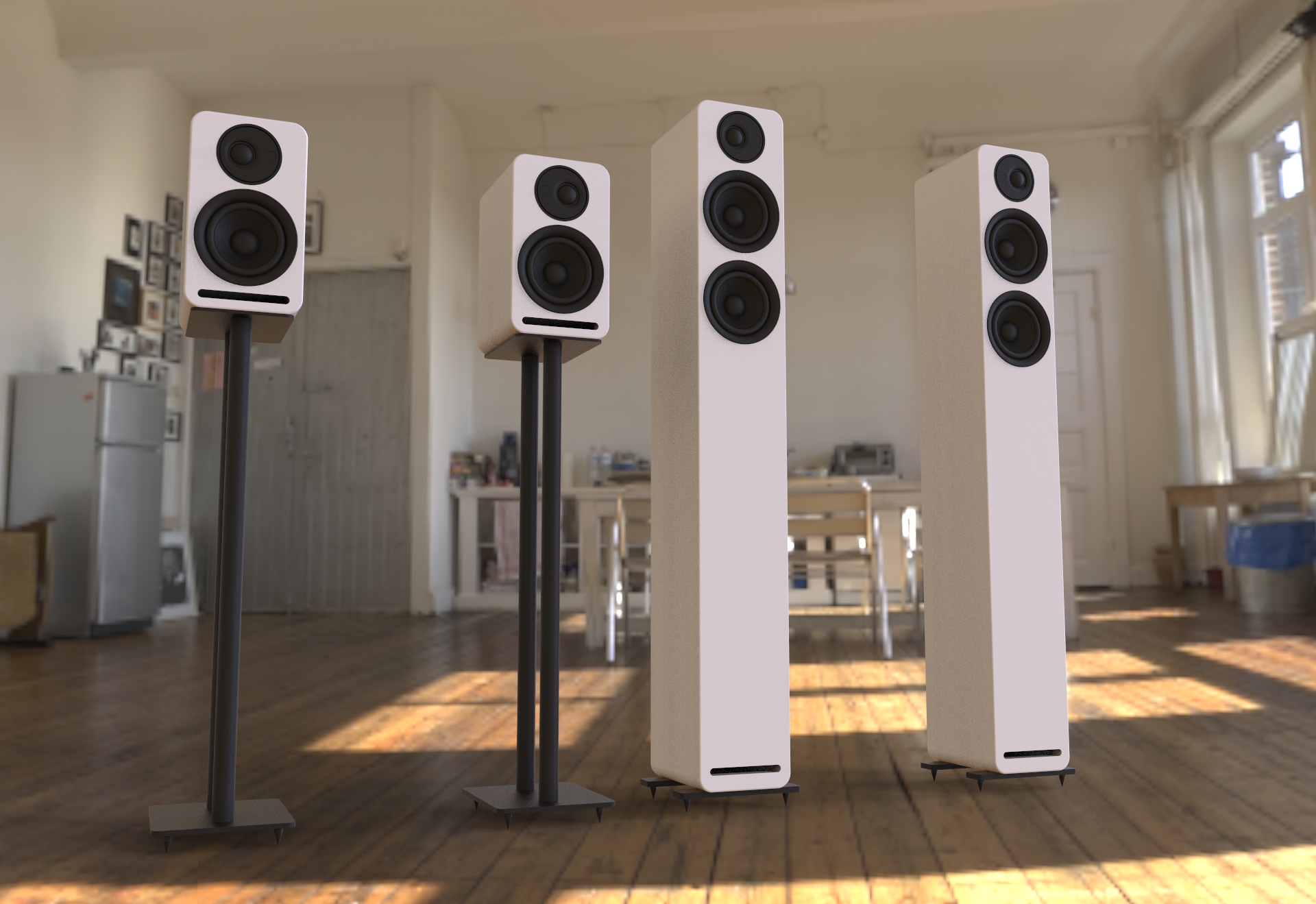 Altavoces HIFI-altavoz de estantería de alta fidelidad de 4 pulgadas