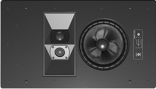 Altavoz de pared de cine en casa HIFI envolvente de 8 pulgadas