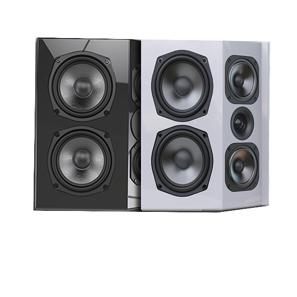 Altavoz de pared de cine en casa envolvente de 5,25 pulgadas