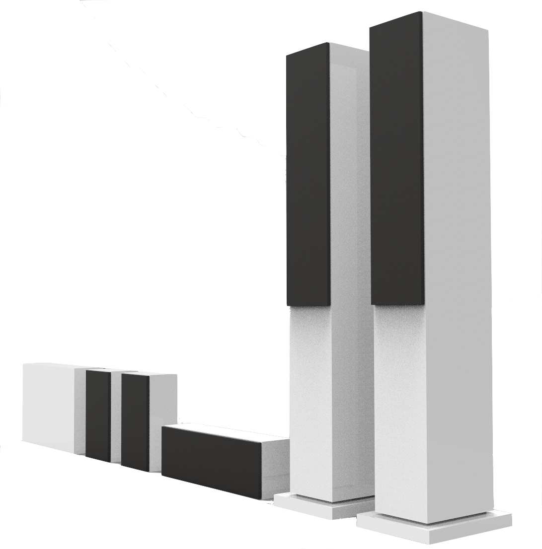 Altavoces HIFI-altavoces de pintura de alto brillo