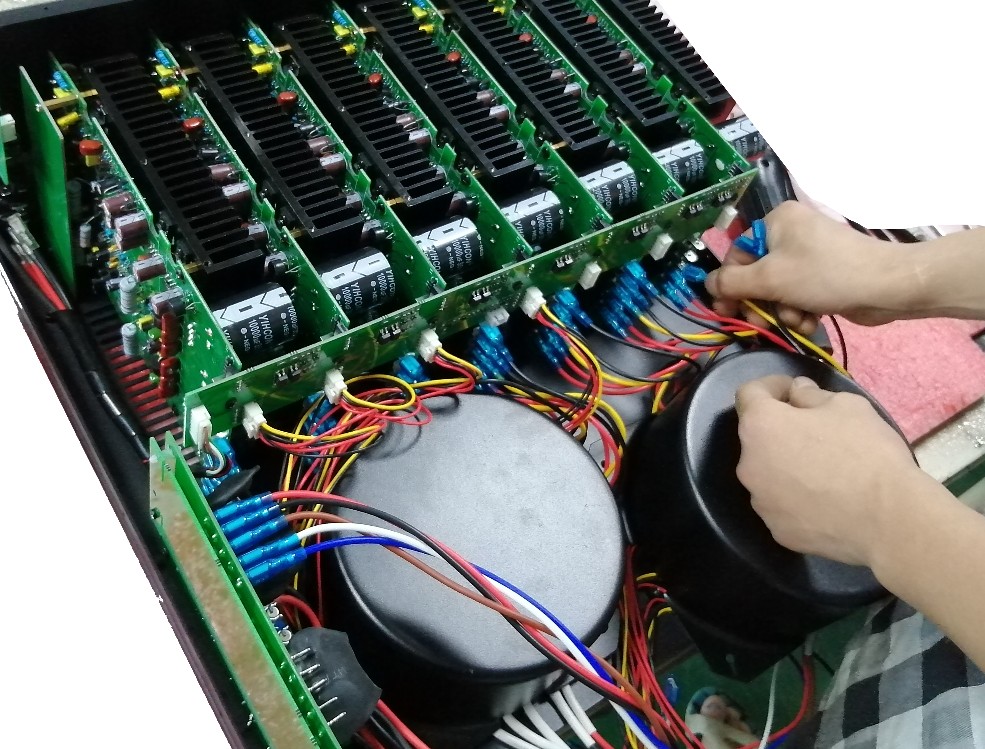 Amplificador de alta potencia de 7 canales para sistema de cine en casa