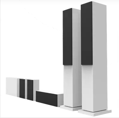 Los materiales afectan el rendimiento de los altavoces.